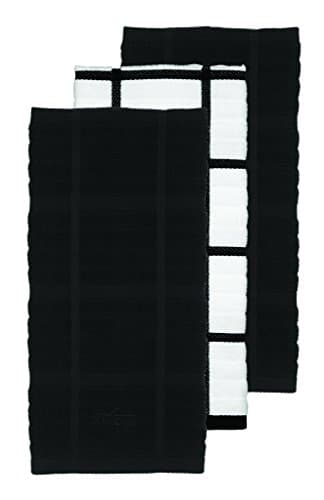 All-Clad Textiles 100 Percent Combed Cotton Soft and Durable 3 Piece Woven Solid Kitchen Towel