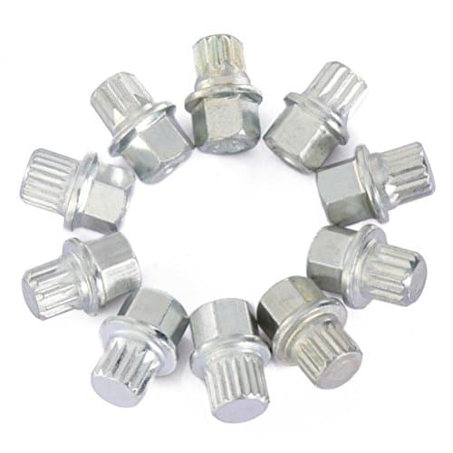 Lug Nuts, Autotool Tech 6704 Wheel Lock Key Anti Theft Wheel Lock Kit for Cars Wheel Tire 10PCS