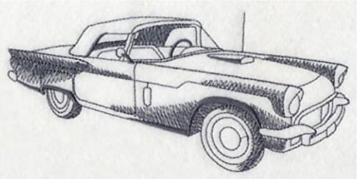 Thunderbird Classic Car Custom Embroidered Sweatshirt Shirt