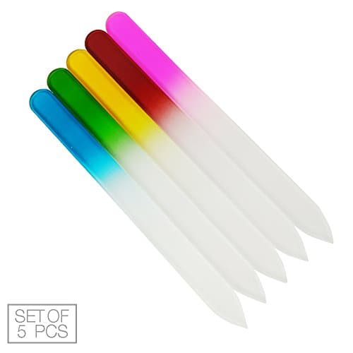Eve Nail File | Gorgeous 5 Pcs Multi Color Double Sided Buffer with Unique Gradient Sand Rub Giving Various Coarseness for Cosmetic Manicure Pedicure Hobbies Crafts | 1262.4