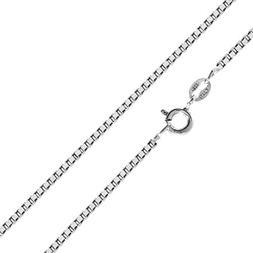 Sterling Silver Box Chain 1.0 MM / 30" Made in Italy