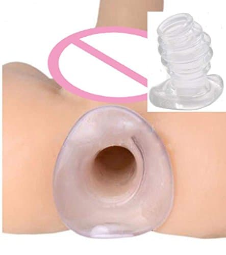 BaiNE DiDi Full Access Tunnel Plug Ribbed Hollow Bútt Plug Ribbing Bútt Pug for Woman Men BaiNE DiDi