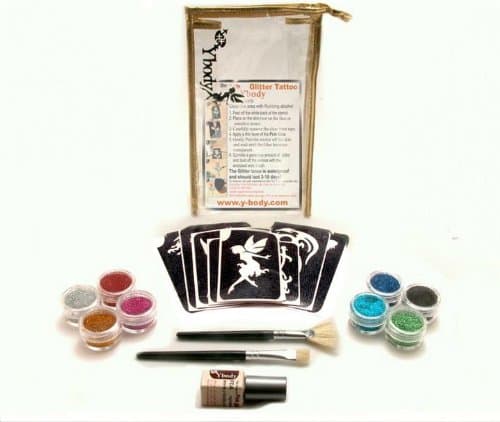 Glitter Tattoo Kit 30 Tattoos - Water Proof DIY