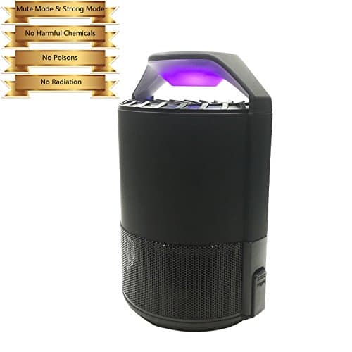 iNYN Electronic Mosquito Killer Lamp 3rd Gen, USB Power Mosquito Trap Multi-Band Vary from 365nm to 395nm, Fans Ultra-quiet No Taste Harmless Healthy for Indoor and Outdoor Home/Office Use