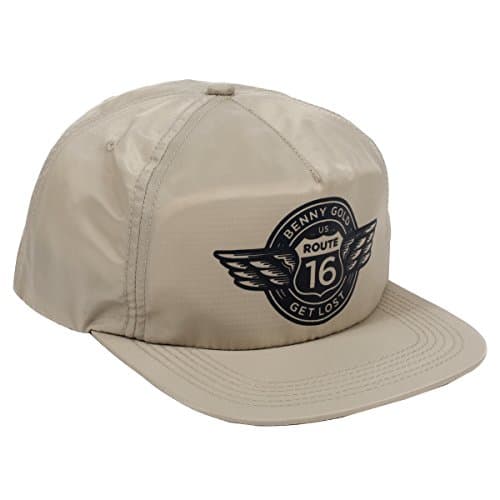 Benny Gold Mens Route 16 Snapback Adjustable Hat/Cap One Size Sand