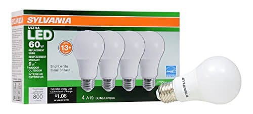 Led 9w/60w A19ultra 35k Dim4pk