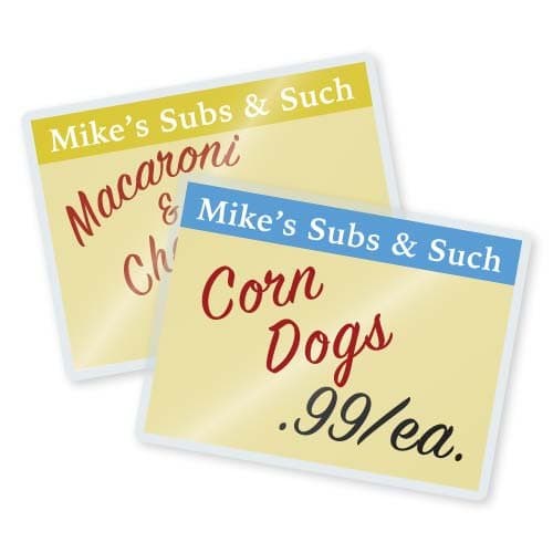 TruLam 10 Mil 3-5/8 x 4-3/4 Inches Deli Card Laminating Pouches, 100 per Box (LP10DELI)