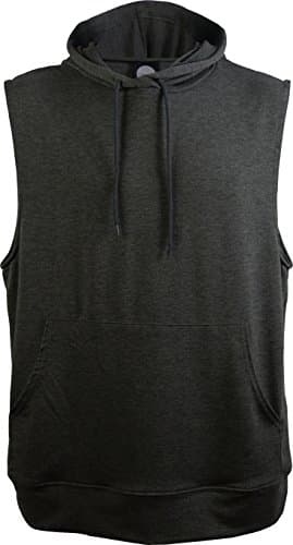 French Terry Sleeveless Hoodie Pullover