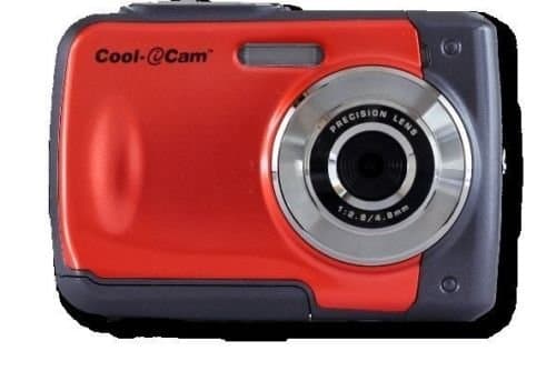 ION Cool-iCam 8MP S1000 Waterproof Digital Camera 2.4" Screen RED