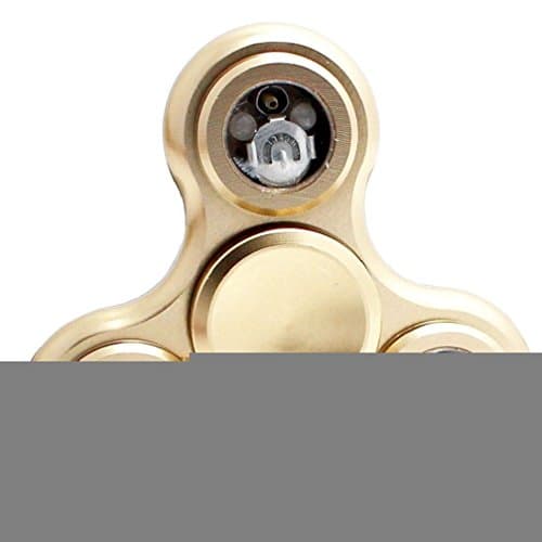 1x Design Led Glow in the Dark Hand Spinner Flash Colorful Gyro Focus Relieves Anxiety Toys