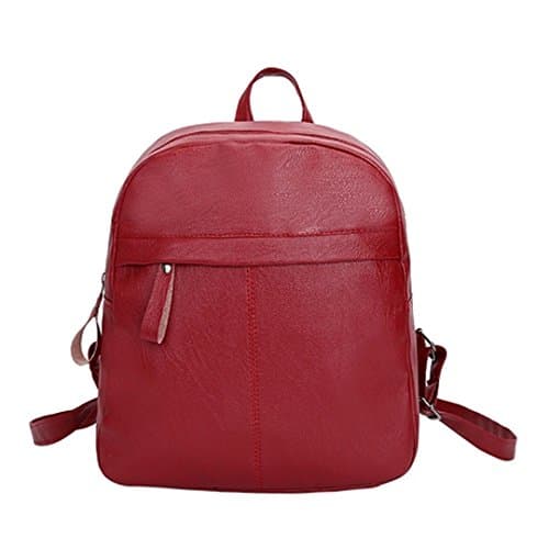 Women's preparatory style zipper shoulder bag