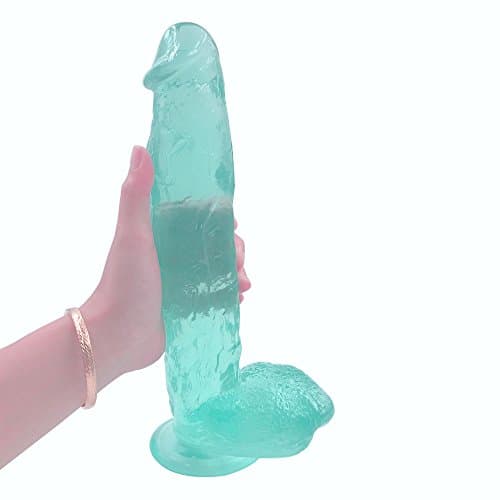 11.42" Big Safe Dick d il-lDò with Secret Shipping Molded from a Real Pen-is with Sculpted Skin Details,EF0616-IUOG-DRUY(Clear Green)