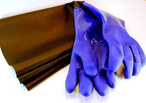 GLOVES for Sandblaster Blast Cabinet - 1 Pair - 26" x 7-1/4" - SIZE: MEDIUM - Made in USA by Tacoma Company