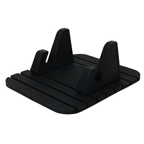 Car Mount Dashboard Non-slip Mat Cradle Holder Stand for Cell Phones (Black)
