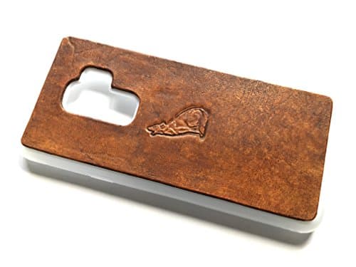 Leather Galaxy S8 Plus Case | Coyote | The Lodgepole Case | Handmade 6.2" Hard Back Slim Fit Silicone Edges Protective Cowhide Multiple Color Choices