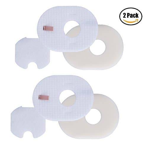 Tosva 2 Packs Replacement Foam & Felt Filter Set for Shark Rocket Ultra Light HV300, HV301, HV302 HV303, HV305, HV310 Vacuum Cleaners