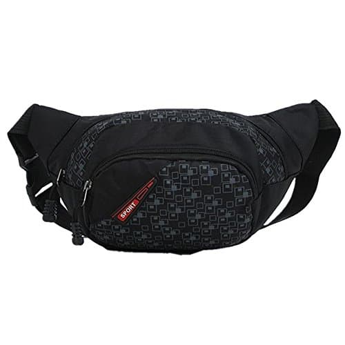 Fanny Pack with Multi Zipper Pockets for Workout Hold iphone 6 6S Waist Bag