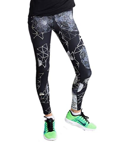 Nualime, Women's Masterpiece Legging, Twisted Floral Pattern