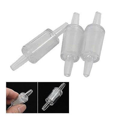 3 PCS Aquarium Non-Return Check Valves for Air Pump Line & Co2 Diffuser