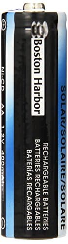 Boston Harbor BT-NC-AA-400-D4 Solar Battery, 4-PacK