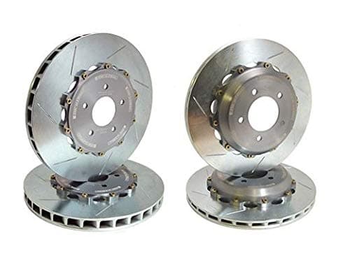 GIRODISC FRONT & REAR SLOTTED 4PC ROTORS SET Compatible with 2008-15 MITSUBISHI EVO X 10