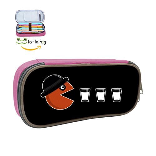 Clockwork man pencil case student Unisex Large Capacity skillful manufacture Pink