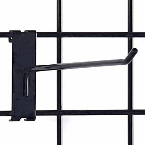 Gridwall Hook 1997-100WIR-04711 100 Pc New Retails Black Gridwall Hook 10" Long - 1/4" Wire