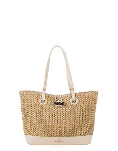 Spartina 449 Bamboo Chic Toggle Tote, Pearl