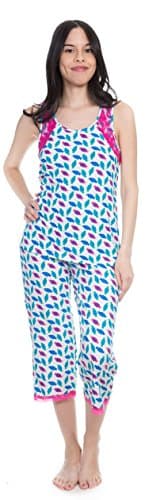 Ladies 2pc Tank and Capri PJ Set