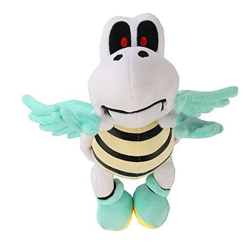 Super Mario Bros Flying Winged Dry Bones 12" Plush Soft Toy Stuffed Animal