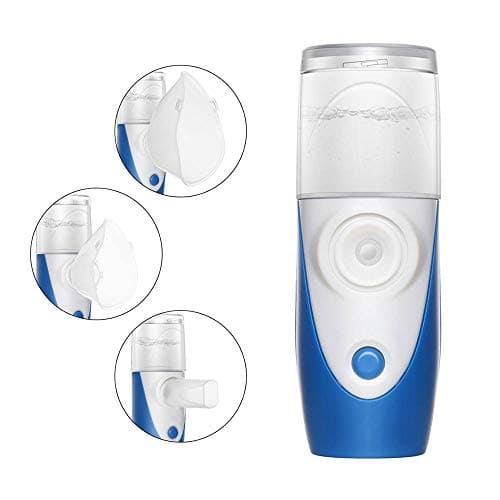 Mini Portable Nebulizer Ultrasonic Atomizer Inhaler USB Rechargeable Mesh Humidifier Sprayer Nebulizer Beauty Handhead Moisturizing Hydration