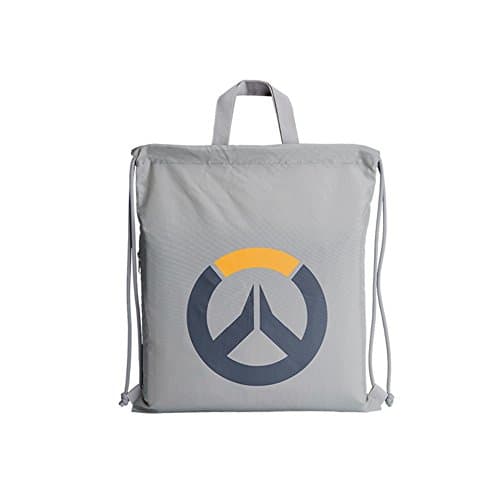 ehoomely Overwatch Drawstring Backpack Waterproof Nylon Bag Unisex for Gym Sprots