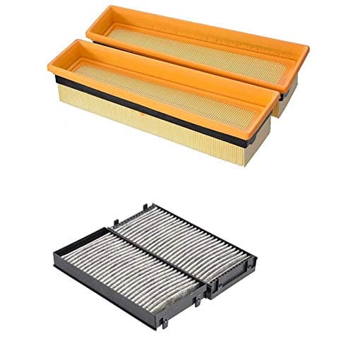 Car Air Filter Cabin Filter For BMW X5 M E70 4.4T 2010 2011 2012 2013 X6 M E71 4.4T 2009-2014 13717589641 64316945586