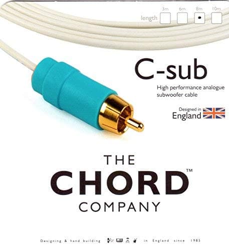 ChordC-Sub Analogue Subwoofer Cable (8m)