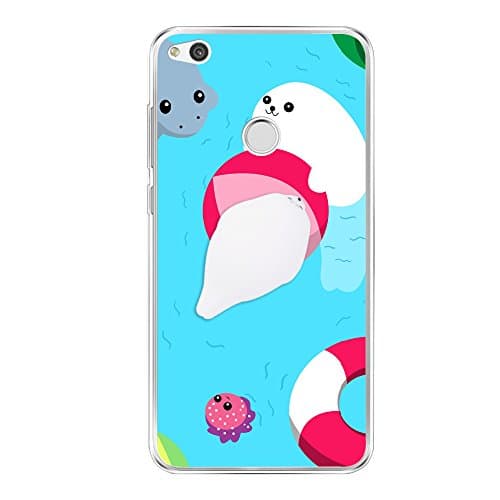 Squishy iPhone 6 Plus 6s plus Case, Dailyextreme Finger Pinch 3D Cute Soft Silicone Poke Squishy animal Phone Back Cover for iPhone 6 Plus 6s Plus 5.5 inch (Seal 1, for iphone 6 6s)
