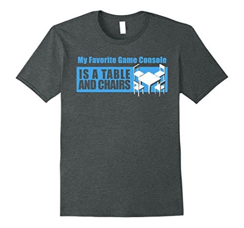 Mens My Favorite Game Console Is A Table And Chairs T-Shirt Small Dark Heather