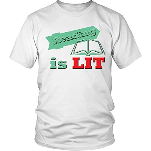 Reading Is Lit Shirt - Funny Popular Book Tee