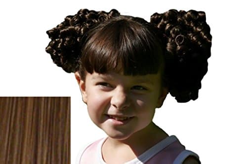 Cheerleader Ringlet Curl Drawstring Pigtails (10: Medium Golden Brown)