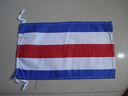 C- International Maritime Signal Code Flag , 100% Cotton , 8" X 13" - Marine / Nautical / Boat (5042)
