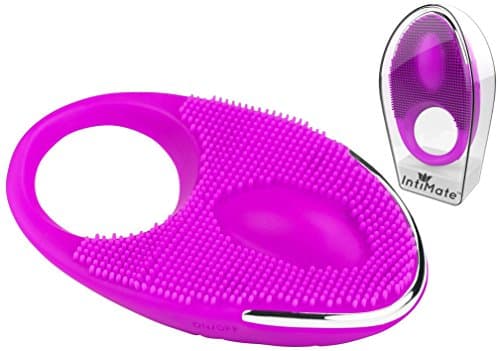 IntiMate Silicone Vibrating Ring | Waterproof USB Rechargeable Pleasure Ring | 1 Year Warranty |