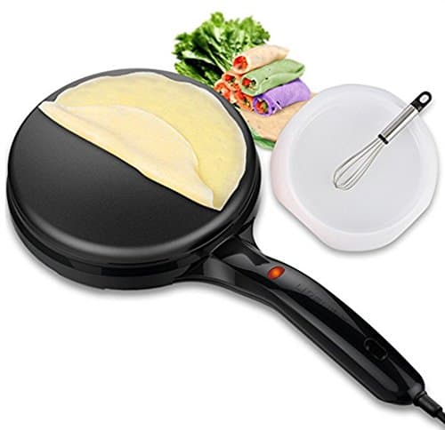 Pan Style Hot Plate Cooktop with ON/OFF Switch, Nonstick Coating, Automatic Temperature Control & Plug-in Operation for Kitchen & Countertop