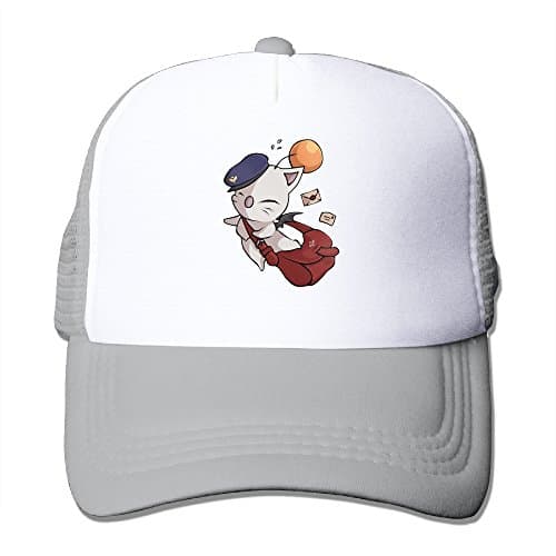 Delivery Moogle Final Fantasy Kids Custom Cap One Size Fits Most Dancing Mesh Cap Adjustable