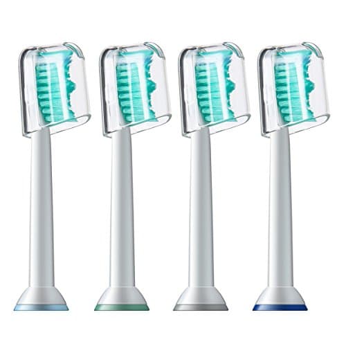 Sebikam Toothbrush Replacement Heads 4pcs- Replacement Toothbrush Heads For Philips, Sonicare &amp; DiamondClean – Pack of 4 Electric Toothbrush Replacements Heads – Generic Toothbrush Heads With Caps