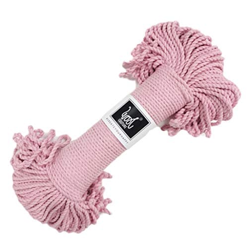 Wool Couture Macrame Rope 5mm, Pink