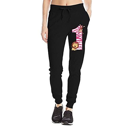 It's My 1st Birthday Little Monkey Women's Sweatpants Drawstring Training Sports Yoga Jogger Long Pants With Pockets