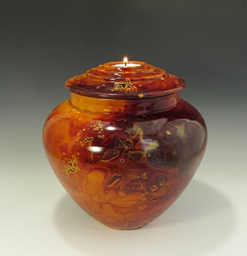Large Ceramic Urn for Ashes, Keepsake, Treasury Urn, Pet Urn, Lidden Container in Handmade, Alternative Fire Pottery, SacredUrns, Susan Fontaine Pottery, Fine Ceramic Art