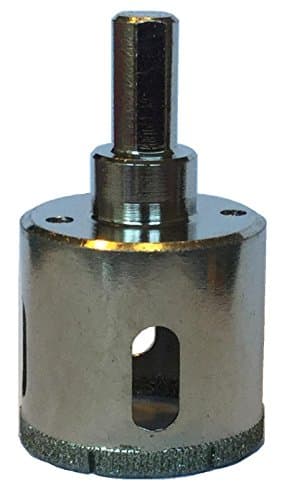 DrillGlass 1 1/2" Diamond Core Drill Bit for Glass and Tile | Free Beginner's Drilling Guide | You’ll Drill Glass and Tile | 150DHS