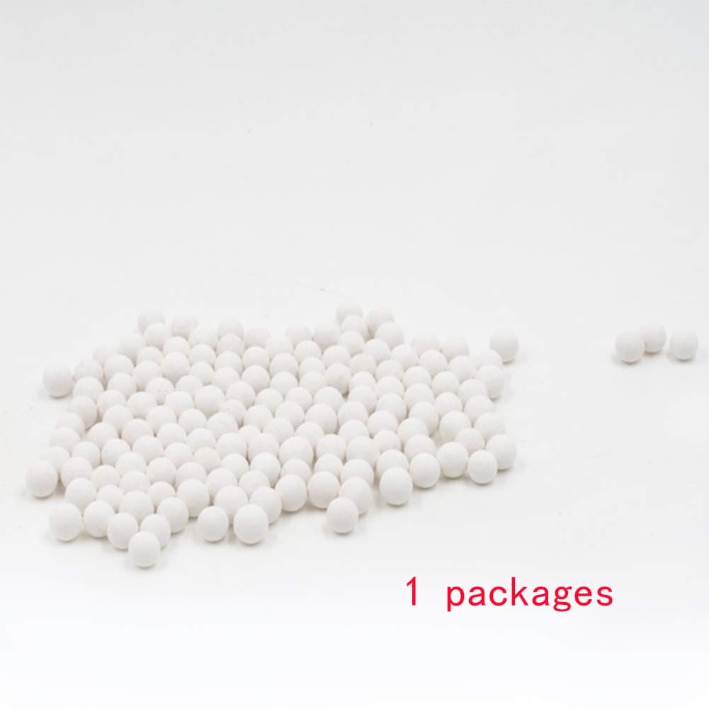 Replacing Mineral Beads Negative Ions Ceramic Energy Balls for Filter Shower Head Useful Shower Head Water Purifying (White)
