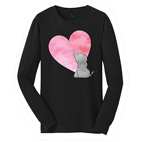 Elephant Long Sleeved Sweater | Great Elephant Sweater with a Creative Quote | Cool Sweater for Elephant (M)