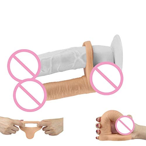 Lovely Realistic Huge Dido Strap On Pen*is Ring Strapon Flesh TPE Double Penetration Ana*le Pl*UG Dido se*x Products for Men Women